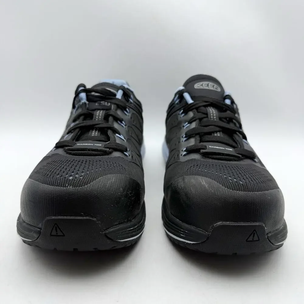 KEEN Utility Womens Vista Energy Composite Toe Work Shoe US 9 Black Blue EUC